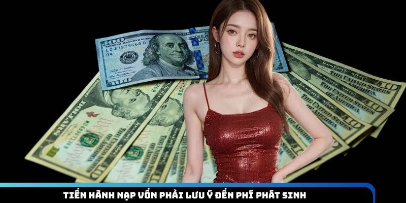 Tiến hành nạp vốn phải lưu ý đến phí phát sinh