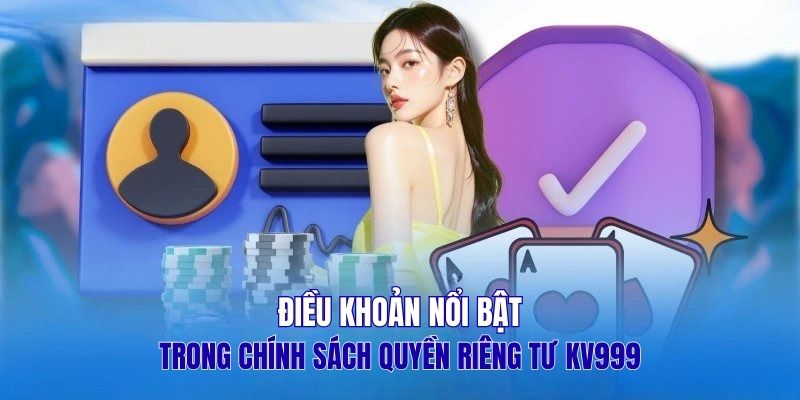Điều khoản nổi bật trong chính sách quyền riêng tư KV999